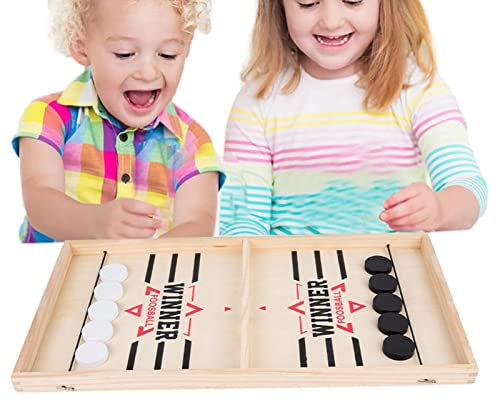 PW TOOLS Schnelles Sling Puck Spiel, Hockey Brettspiel, Bouncing Brettspiel, Interaktion Tischhockey Katapult Brettspiel, Spiele für Erwachsene und Kinder