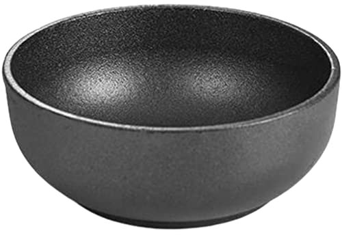 Kichvoe Schüssel Aus Dolsot-Stein Brutzelnder Heißer Topf Stein Tablett Mit Bibimbap-schüssel Servierschüssel Für Den Täglichen Gebrauch Tontopf Gusseisen Japan Lebensmittel