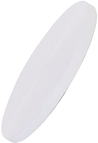 DOANTE 1 Piezas Cinchas Tapiceria,Banda de Goma para Coser Banda Elástica de 8MM de Ancho,Cinta Elástica de Costura 10 Metros de Largo,Correa Elástica para El Hogar Manualidades de Costura DIY-Blanco
