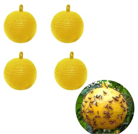 Obstbaum Fliege Bälle Klebrige Insektenkugeln Insekten Kugeln Obstbaumkugel Fliegenfalle Blattläuse Bekämpfen Armeisenkiller (Geld*4)