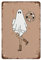 Disco Cowgirl Blatt Geist Halloween Cowgirl Halloween Dekor Druck 14 x 20 cm Moderne Wandkunst Dekoration für Zuhause Wohnzimmer Restaurant Büro Cafe Bar Club Garage Männerhöhle