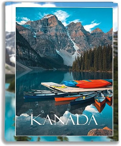 Urlaubsfotoalbum: Kanada, Fototasche für Fotos, Taschen-Fotohalter für lose Blätter, Urlaub Kanada, Handgemachte Fotoalbum (10x15 | für 120 Fotos)