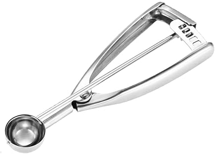 Fayonnir Fayomir Mini Cookie Scoop, 1 TL Cookie Scoop, I Inch Cookie Dough Scoop, Melon Baller Scoop, Selected 18/8 Stainless Steel, for Making Cookie, Melon Ball, Ice Cream, #110-25MM