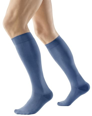 Bauerfeind VenoTrain Business AD CCL1 foot long Kompressionsstrümpfe M normal denim long