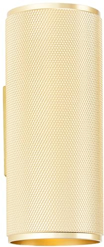 Brilliant Lampe Marty LED Wandleuchte 2flg Up-/Down sand schwarz/matt gold Metall/Glas gold 2x GU10, 10 W, LED-Leuchtmittel inklusive und wechselbar