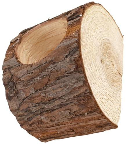 BESPORTBLE Pot De Fleurs en Bois Tonneaux pour La Fête De La Décoration Jardinière Créative Jardinière en Bois Flotté Cache-Pot en Bois Planteur De Champignons Pupitre Sapin De Chine Vase