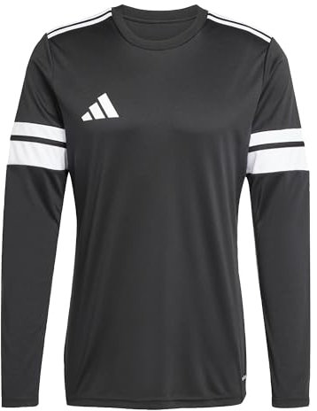 adidas Men's SQUADRA25 Jersey Long Sleeve, Black/White, XL
