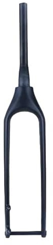 QAINKUN Bike Forks Carbon MTB Rigid Fork 26 27.5 29 Universal Thru Axle 15 * 110mm Tapered Carbon Fiber Mountain Bicycle Bike Rigid Fork Mtb Forks(Tapered Matte)