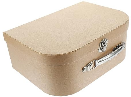 Papierkoffer aus Kraftpapier, Tragbar, Leicht, Vielseitig für Blumen