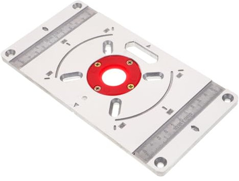 Angoily Mesa De Inserción Para Router De Plantilla De Recorte Herramienta Eléctrica Para Carpintería Escala Centímetros Ingresos Base Duradero