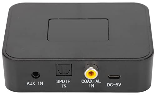Rankomu Transmisor Bluetooth con pantalla LCD, transmisor Bluetooth con pantalla LCD, transmisor de audio de 3.5 mm, DC5V, 2.402 GHz a 2.480 GHz, compatible con receptor de auriculares Bluetooth,