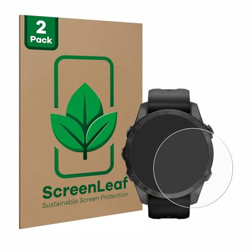 ScreenLeaf Schutzfolie für Garmin Epix Pro (Gen 2) | (42 mm) 2 Stück Transparenter Displayschutz Made in Germany Klare Displayschutz-Folie Kratzfest