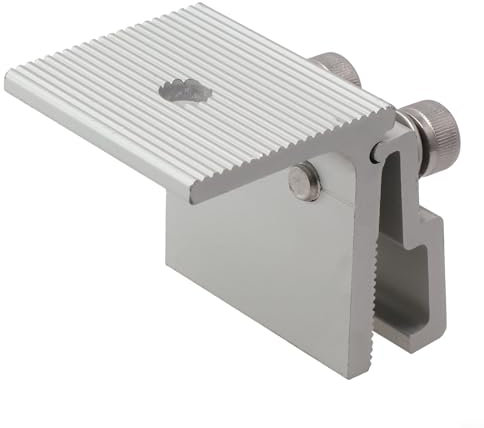 Morsetto per giuntura per tetto, staffa di montaggio per pannello solare, morsetti per piastrelle per scaffalature solari, kit di installazione per sistema fotovoltaico, con viti in acciaio