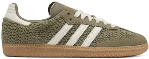adidas Samba OG Womens Sneaker, Orbit Green Cream White, 5 UK | Casual Shoes