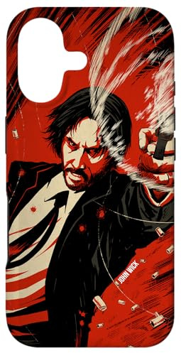 Hülle für iPhone 17 John Wick Illustriertes Poster