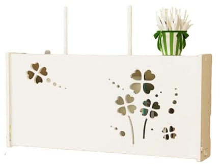 Aufbewahrungsboxen for WLAN-Router, Drahtlos-Rack, Wandmontierte WLAN-Box zur Aufbewahrung von Kabeln, Routern und TV-Set-Top-Boxen(D-40 * 20cm)