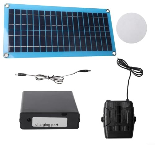 Solarheizung für Hühner-Hundehaus, kleines Gewächshaus, tragbares batteriebetriebenes Warmluftgebläse für Haustierkäfig, Auto, Winter, Camping, Outdoor (A)