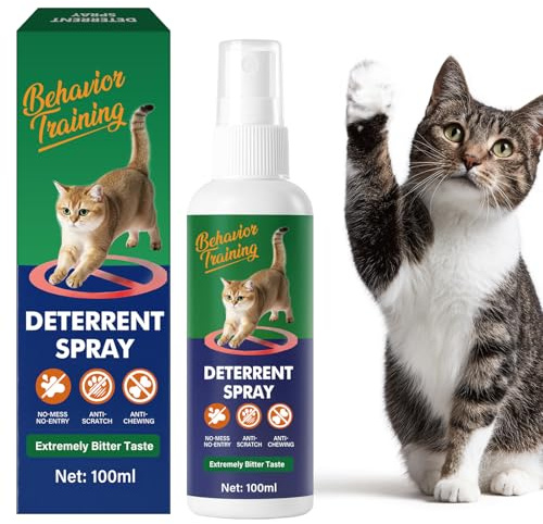 wildaura Katzenabwehrspray, Natürliches Hundeabwehrspray, Effektiver Kratzschutz für Möbel, Natürliches Anti-Kratz Spray mit Rosmarin & Zitrone, Erziehungshilfe für Innen & Außen, 100 ml (1er Pack)