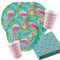 Unbekannt 36-teiliges Party-Set Flamingo Paradise - Teller Becher Servietten für 8 Personen