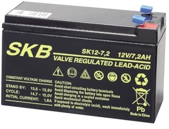 BATTERIA AL PIOMBO RICARICABILE SKB (12 Volt - 7,2 Ampere) - GBC 38640704