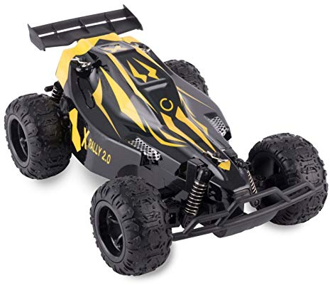 Overmax X-Rally ferngesteuertes Auto RC Auto, Reichweite bis zu 100 Meter, Geschwindigkeit bis zu 25 km h, verstärkte Konstruktion, unabhängige Federung