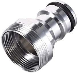 sourcing map Brass Faucet Tap Quick Connector M22x1/M24x1 UNF Thread Hose Pipe Socket Adapter Fitting for Dishwasher Washing Machine