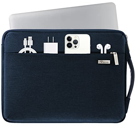 Voova Laptophülle 15.6 16 Zoll (37×25,5×2,5CM) Laptoptasche 360°Schutz Laptop Hülle 15,6 Laptop Sleeve Tasche für MacBook Pro 16 Acer ConceptD 16 Inspiron 16 Ideapad 15.6 Blau