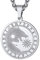 Richsteel Edelstahl Wikinger Zwei Wolfe Kette Viking Wolf Kopf Anhänger mit Geschenkebox für Wikinger Männer