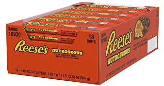 Nutrageous Schoko-Erdnussbutter-Süßigkeitenriegel, 18 Stück