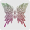 FINGERINSPIRE Schmetterling Schablonen Wanddekoration Schablone 30x30cm Kunststoff Schmetterling Zeichnung Malerei Schablonen Schablonen Sets für Malerei auf Wänden Möbel Basteln