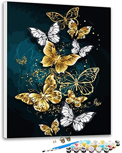 NANASUGUR Peinture Numéro DIY, Kits de Peinture au Numéro Loisir Creatif, Peinture par Numero pour Enfants Adultes Seniors(40 x 50 CM sans Cadre)