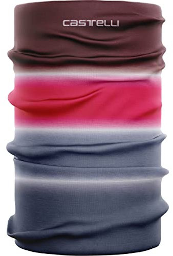 CASTELLI Women's W Head Thingy Neck Warmer, Light Steel Blue/Bordeaux, Uni