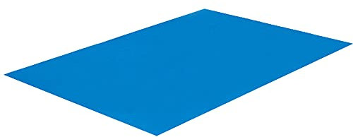 Lona de suelo para piscina rectangular, 295 x 206 cm, plegable, de material de polietileno, protección UV, estable, resistente a los desgarros, para piscina