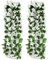 wocpvm 2 Pcs 70CM Lierre Artificiel Fleurs Artificielles Exterieures Mariage Plante Artificielle pour Le Bureau, Décoration De La Maison, Jardin, Fête, Mariage, Blanc