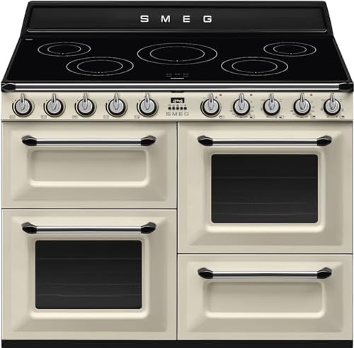 Cocina Inducción SMEG TR4110IP2 110cm Crema 5f