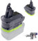 URUN V6 Battery Adapter for Dyson V6 Vacuum Cleaner, Convert for Ryobi 18V Lithium Battery to for Dyson V6 SV09 DC62 DC59 Animal Absolute Motorhead Battery(Only RYO18V6 Adapter)