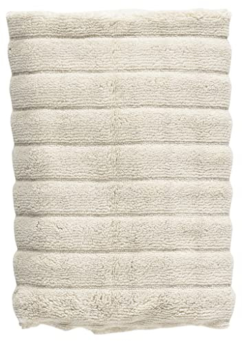 Zone Denmark Inu Handtuch, Gästehandtuch aus 100% Baumwolle, Hochwertiges Handtuch 50x100 cm fürs Badezimmer, Schnelltrocknend, Sand (Natur/Beige)