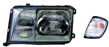 Johns, Scheinwerfer Front passend für Mercedes W124 07/93-06/95 H4 H3 Links mit Blinker