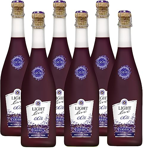 LIGHT live alkoholfrei 0,0% Sparkling Cassis (6 x 0,75 l)