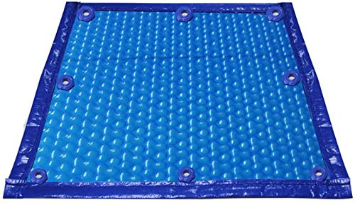 Cobertor Solar para Piscinas Cubierta de piscina de 3/6/10/13/20/23/26/30/33 pies para piscinas en el suelo y sobre el suelo, manta solar con ojal de borde, manta térmica rectangular para bañera de h
