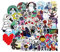 MayDee 50pcs Undertale Aufkleber PVC Wasserdichte Graffiti Aufkleber, Anime Undertale Sans DIY Gepäck Kühlschrank Laptop Skateboard Aufkleber Personalisierte Kombination Nicht Wiederholt