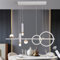 Eoodis Moderne LED Pendelleuchte 100cm Dimmbar Linearer Hängeleuchte mit Fernbedienung Esstisch-Pendelleuchte für Küche, Esszimmer, Wohnzimmer (Weiß)