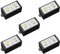 rhinocables RJ45 Cat 6 Gigabit Inline Punchdown Krone Coupler Joiner for LAN Ethernet Cables (5, Black)