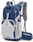 Outplea Fahrradrucksack Wasserdicht mit Helmnetz, MTB Rucksack Herren Damen Tagesrucksack, Thermischer Trinkrucksack für Camping Motorrad Wandern Laufen, Blau