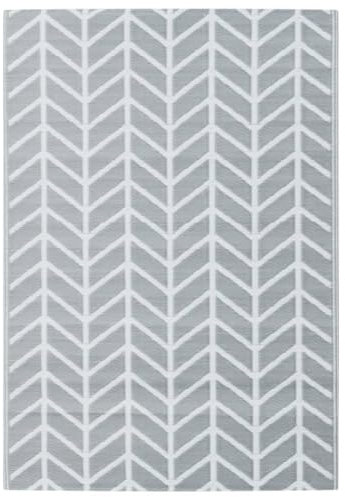 vidaXL Outdoor-Teppich Grau 160x230 cm PP