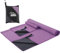 JASUEN Mikrofaser Handtuch Set- Groß Microfaser Handtücher for Sporthandtuch Reisehandtuch Outdoor Handtuch Strandtuch 2 Stück (Doppelseitige(Dunkelgrau+Lila), 200x100cm+100x50cm)