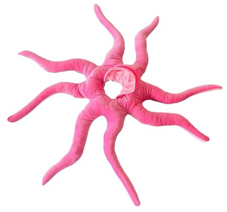 Dickly Costume de Poulpe pour bébé, Animal en Peluche, Grande Pieuvre, Costume de en Peluche, pour Jeu de rôle, Adultes, Tout-Petits, décoration, Rose