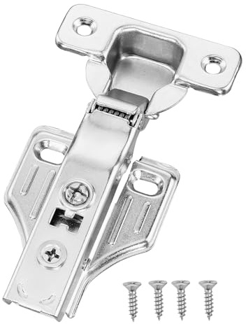 VEVOR Cabinet Hinges, 40 Packs Full Overlay Kitchen Cabinet Door Hinges, 100 Degree Opening Angel Soft Close Concealed Cupboard Hinges for Framed + Frameless Cabinet Type, with Mounting Screws