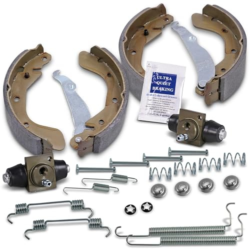 ATEC Germany Bremsbacken + Radbremszylinder + Zubehör | Kompatibel mit: GM KOREA ESPERO, LANOS, LANOS Stufenheck, NEXIA, NEXIA Stufenheck, OPEL ASTRA F, ASTRA F Cabriolet