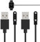 DONOONIS Chargeur Montre Connectée,2 Pièces Câbles Pour Montres Connectées,Attraction Magnétique Chargeur Smartwatch,2,8 mm Câble Charge Montre Connectée pour Les Montres Intelligentes